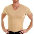 thumbnail image 1 of Men's Insta Slim VS0001 Slimming Compression V-Neck T-Shirt (Nude 3XL), 1 of 14