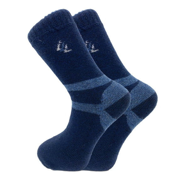 Men's Insulated Crew Socks - Cold Weather Wool-Blend (Size 10-13) - 1 Pair