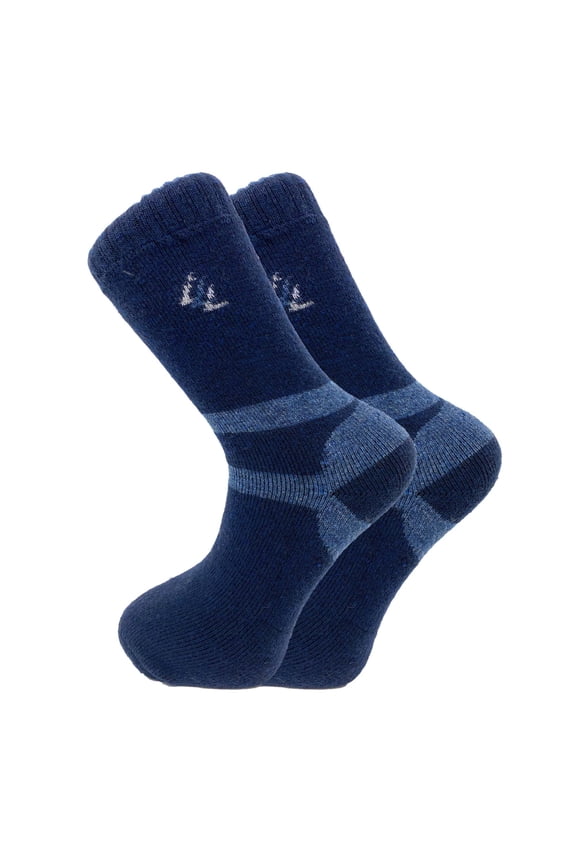 Men's Insulated Crew Socks - Cold Weather Wool-Blend (Size 10-13) - 1 Pair