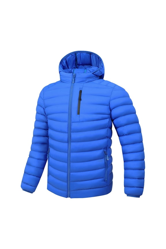 Men's Insulated Own Puffer Jacket Winter Warm Coat Quilted Water Resistant Packable Down Coats Hiking Camping Jackets Fall Winter Outwear