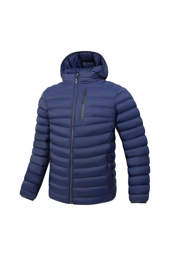 Men's Insulated Own Puffer Jacket Winter Warm Coat Quilted Water Resistant Packable Down Coats Hiking Camping Winter Pure Down Jackets Fall Winter Outwear