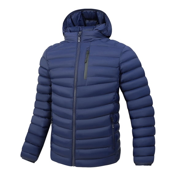 Men's Insulated Own Puffer Jacket Winter Warm Coat Quilted Water Resistant Packable Down Coats Hiking Camping Winter Pure Down Jackets Fall Winter Outwear