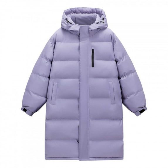 Men's Insulated Winter Coats Windproof Skiing Jackets Thermal Snowboard Jacket with Hood Purple 3XL