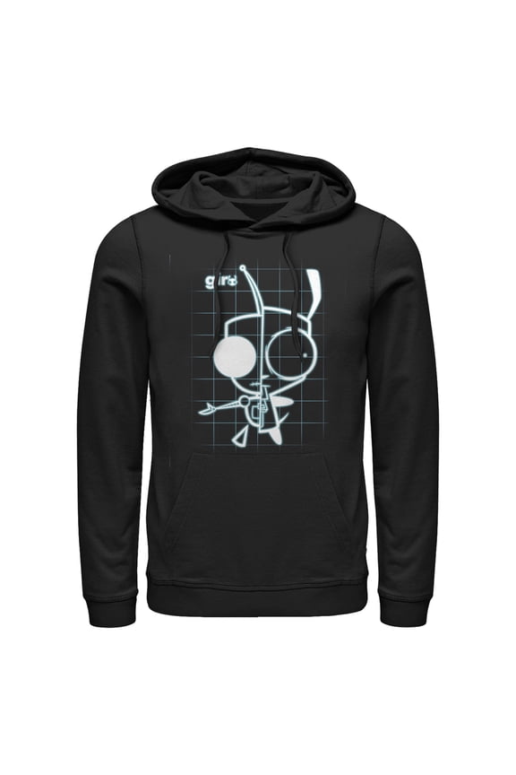 Men's Invader Zim Gir Schematic Pull Over Hoodie