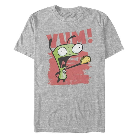 Men's Invader Zim Yum! Gir Taco Graphic T-Shirt
