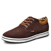 Mens Invisible Height Increasing Elevator Shoes Adult Leather Lace Up Casual Shoes Dress Shoes2.09 Inches Taller Insole