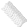 thumbnail image 1 of Men’s Invisible No Show Socks 18-Pack– Breathable Cotton Low Cut Socks with Non-Slip Heel Grip, Moisture-Wicking, 1 of 6