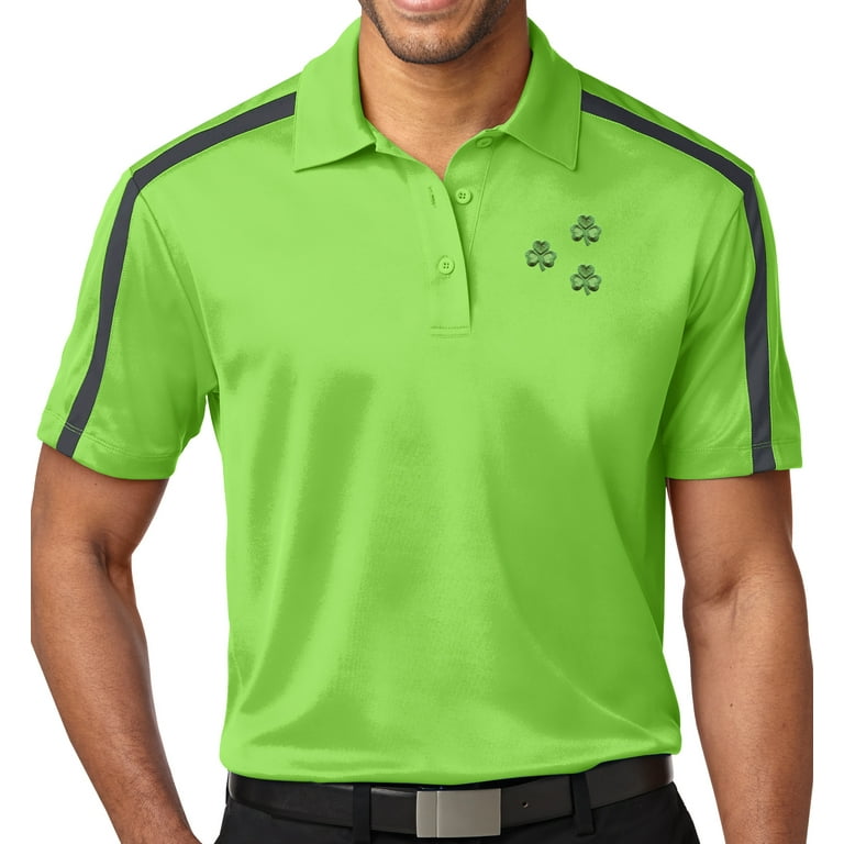 Lime green polo shirt mens sales