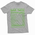 thumbnail image 1 of Men's Irish facts T-shirt St. Patrick's Day Ireland patriotic Flag Shirt Saint Patrick's Tee (4X-Large Grey), 1 of 7