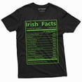 thumbnail image 1 of Men's Irish facts T-shirt St. Patrick's Day Ireland patriotic Flag Shirt Saint Patrick's Tee (Small Black), 1 of 7