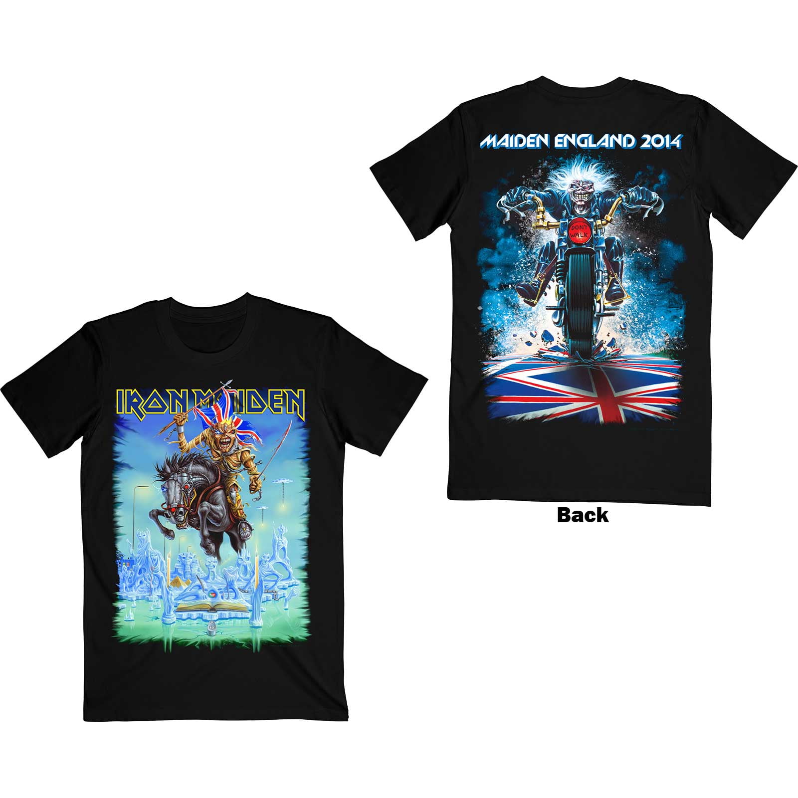 Men's Iron Maiden Tour Trooper (Back Print) Slim Fit T-shirt XX