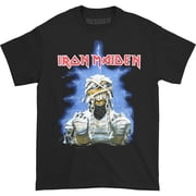 Mens Iron Maiden World Slavery Tour 84 - 85 Back Print Slim Fit T-shirt Small Black