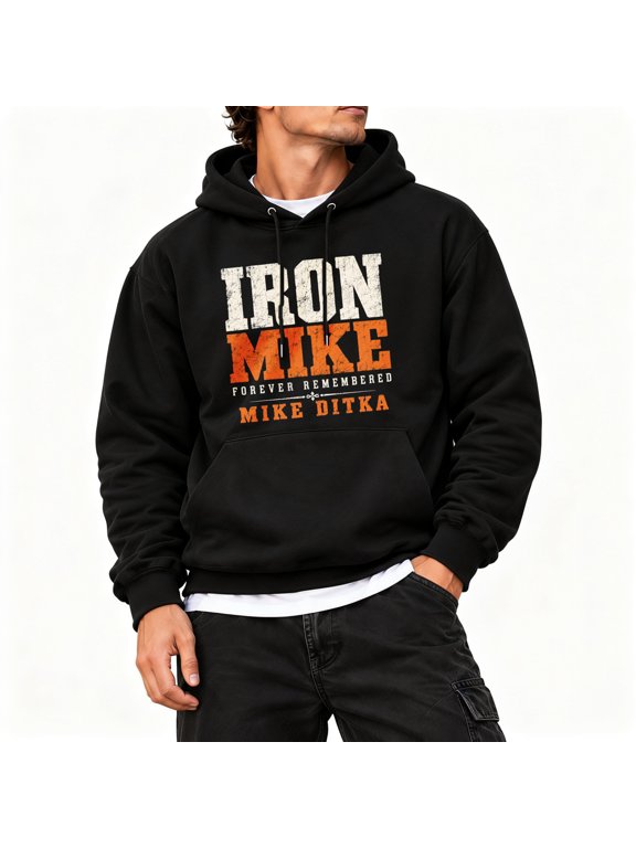 Men's Iron Mike Ditka Printed Hoodie Autumn Winter Jacket
