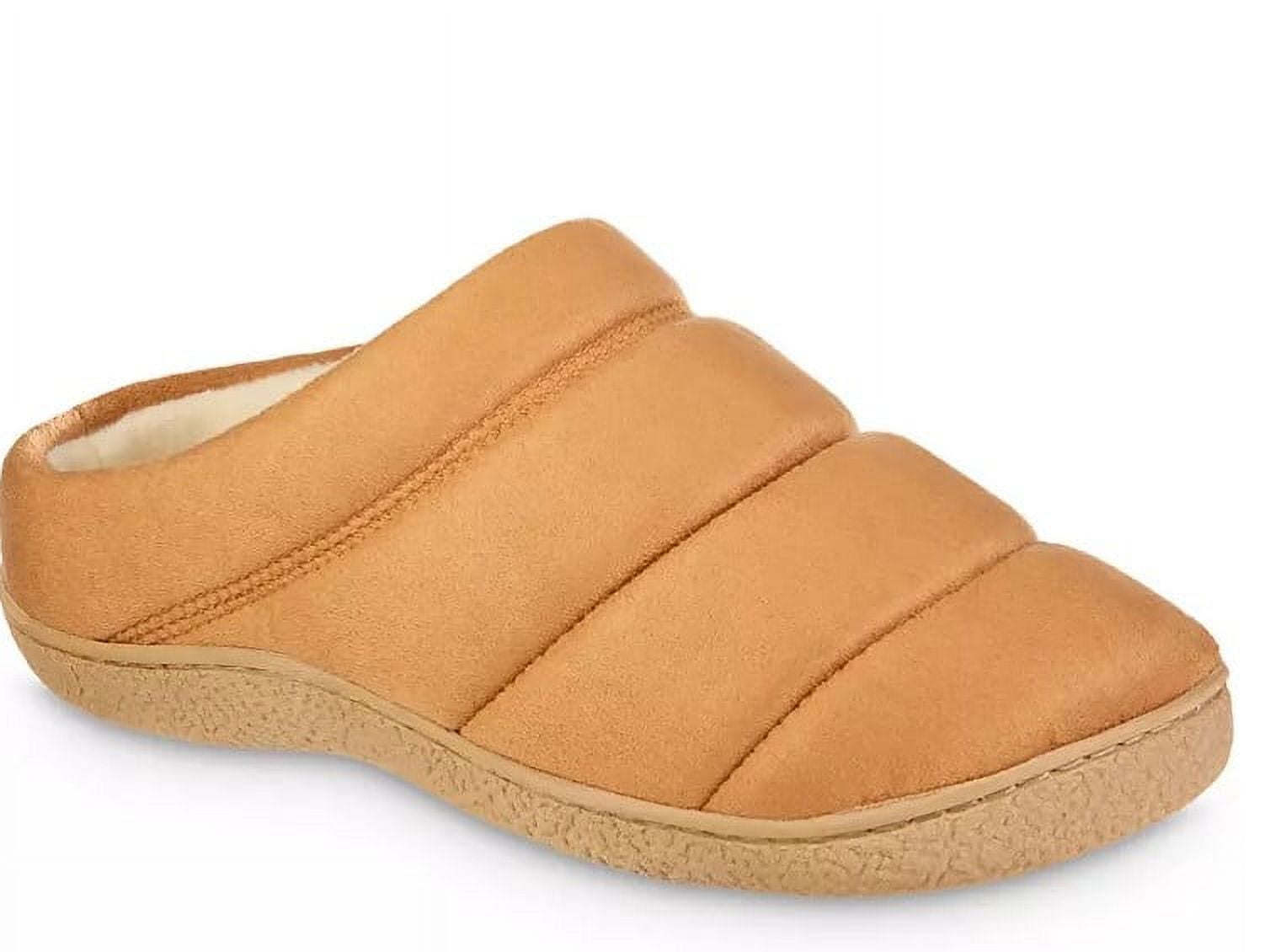 isotoner men's slippers memory foam