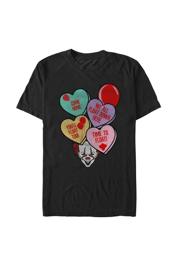 Men's It Chapter Two Candy Hearts Float Too Graphic T-Shirt