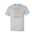 thumbnail image 1 of Men's It's All Good in the Woods Short Sleeve T-shirt-Sports Gray-xl, 1 of 4