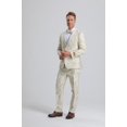 thumbnail image 1 of Men's Ivory & Gold Floral Paisley Prom Tuxedo, 1 of 1