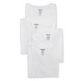 thumbnail image 1 of Men's Izod 213CPT11 100% Cotton V-Neck T-Shirt - 4 Pack (White M), 1 of 1
