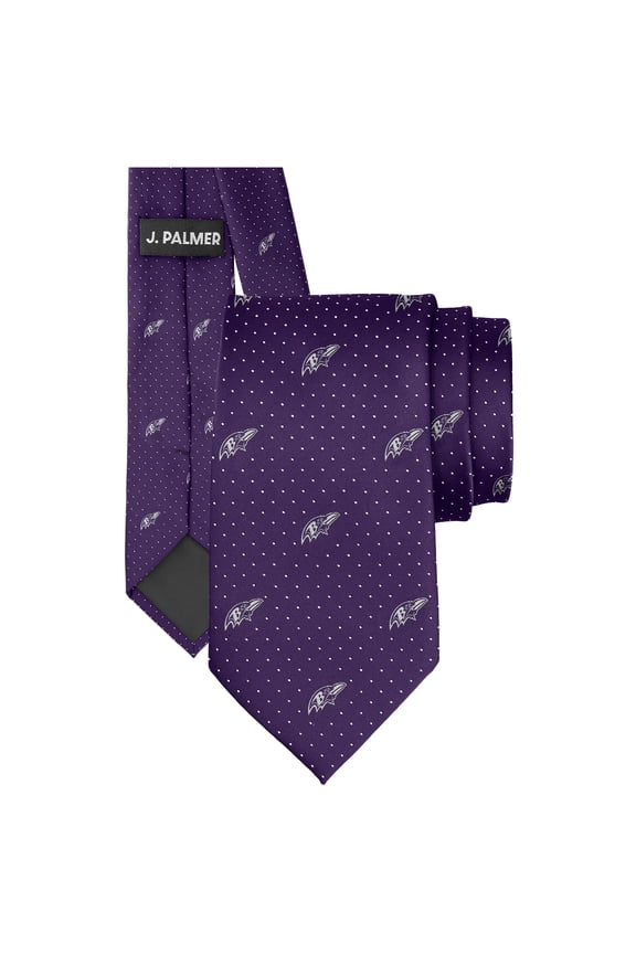 Men's J. Palmer Baltimore Ravens Game Day Polka Dot Tie