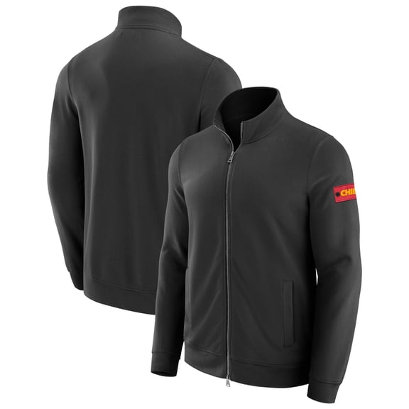 Men's J. Palmer Black Kansas City Chiefs QB1 Full-Zip Sweatshirt