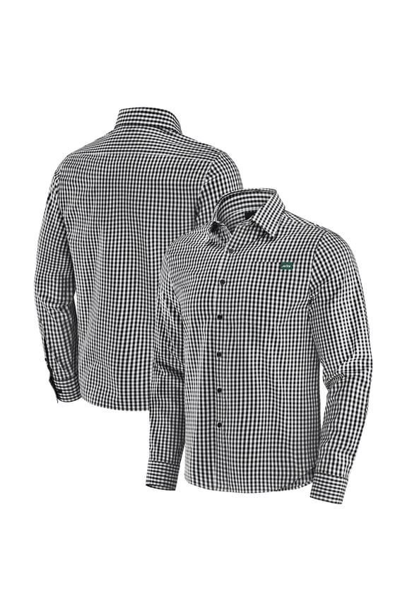 Men's J. Palmer Black New York Jets Dual Threat Long Sleeve Button-Up Shirt