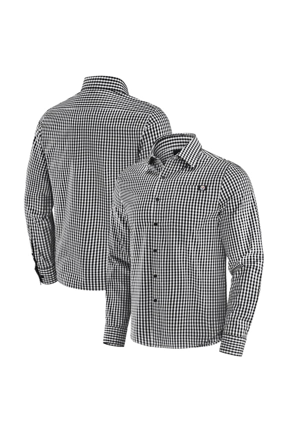 Men's J. Palmer Black Pittsburgh Steelers Dual Threat Long Sleeve Button-Up Shirt
