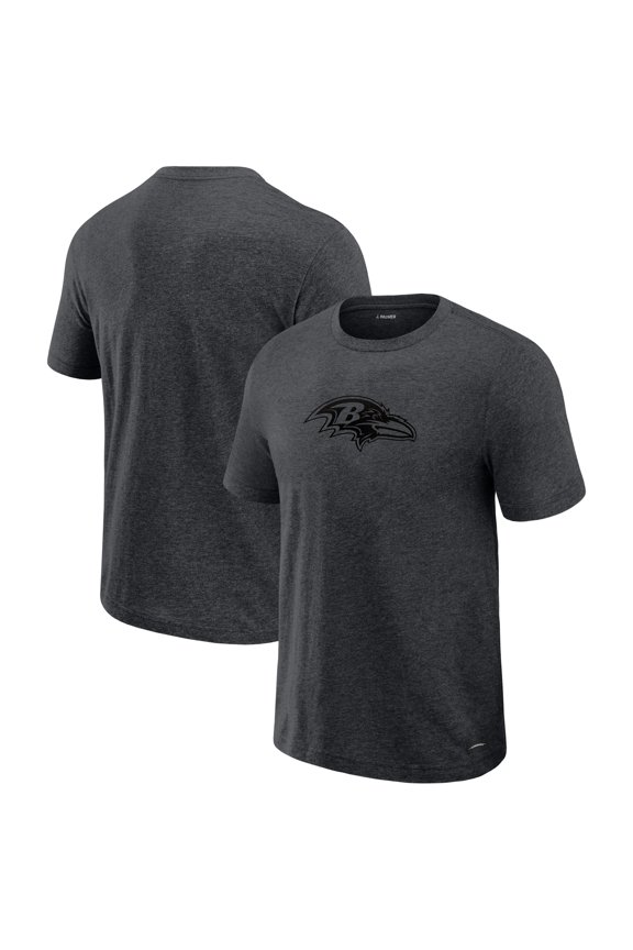 Men's J. Palmer Graphite Baltimore Ravens Players Lounge Tri-Blend T-Shirt