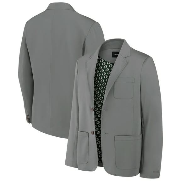 Men's J. Palmer Graphite Green Bay Packers Man-In-Motion Blazer