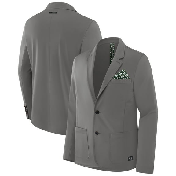Men's J. Palmer Graphite Green Bay Packers Man-In-Motion Blazer
