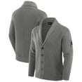 thumbnail image 1 of Men's J. Palmer Graphite Philadelphia Eagles The Playmaker Cardigan Raglan Sweater, 1 of 6