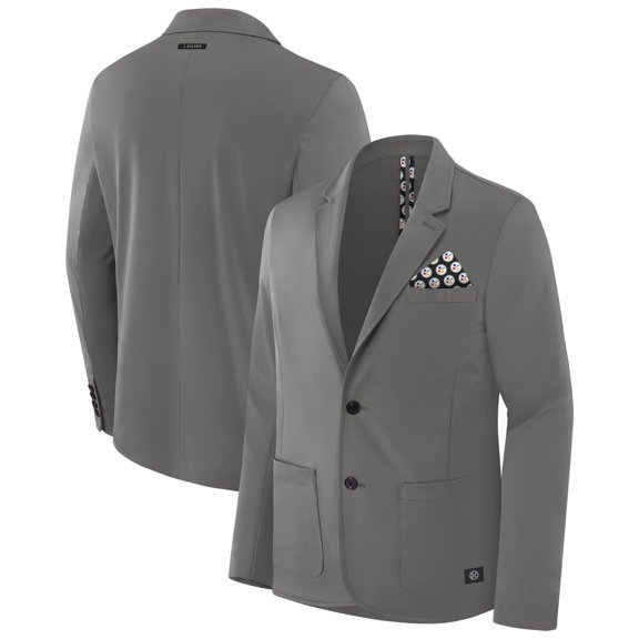 Men's J. Palmer Graphite Pittsburgh Steelers Man-In-Motion Blazer