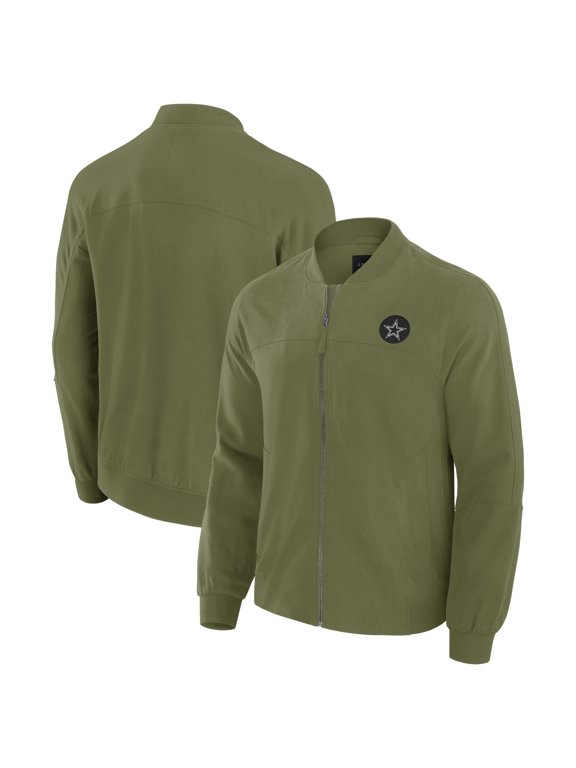 Men's J. Palmer Green Dallas Cowboys Lightweight Cover-4 Tri-Blend Full-Zip Jacket