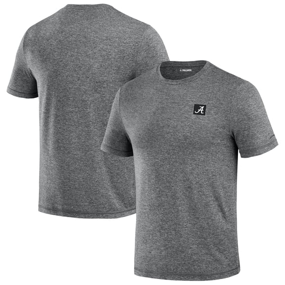 Men's J. Palmer Heather Black Alabama Crimson Tide Four Down T-Shirt