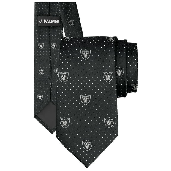 Men's J. Palmer Las Vegas Raiders Game Day Polka Dot Tie
