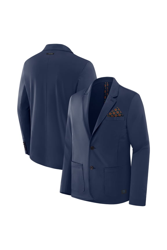 Men's J. Palmer Navy Chicago Bears Man-In-Motion Blazer
