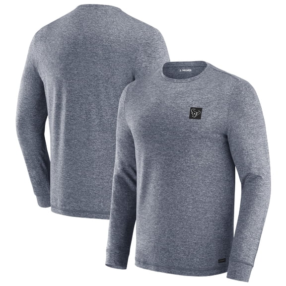 Men's J. Palmer Navy Houston Texans Four Down Long Sleeve T-Shirt