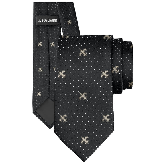 Men's J. Palmer New Orleans Saints Game Day Polka Dot Tie