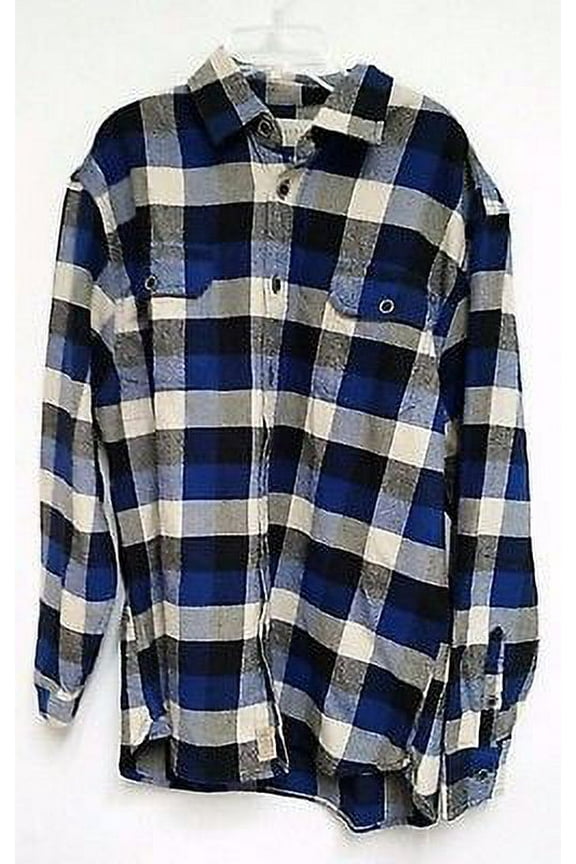 Men's JACHS MFG Co Brawny Flannel Plaid Shirt Button Front