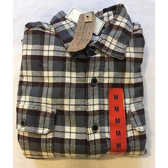 Men's JACHS MFG Co Brawny Flannel Plaid Shirt Button Front