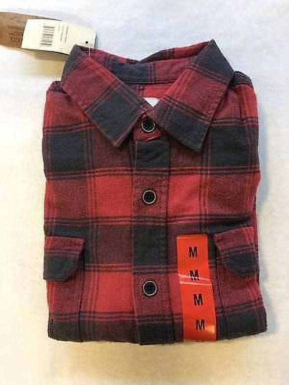 Men's JACHS MFG Co Brawny Flannel Plaid Shirt Button Front