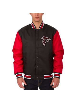 Atlanta Falcons Poly Twill Varsity Jacket - Red X-Large