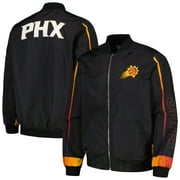 Mens JH Design Black Phoenix Suns Full-Zip Bomber Jacket