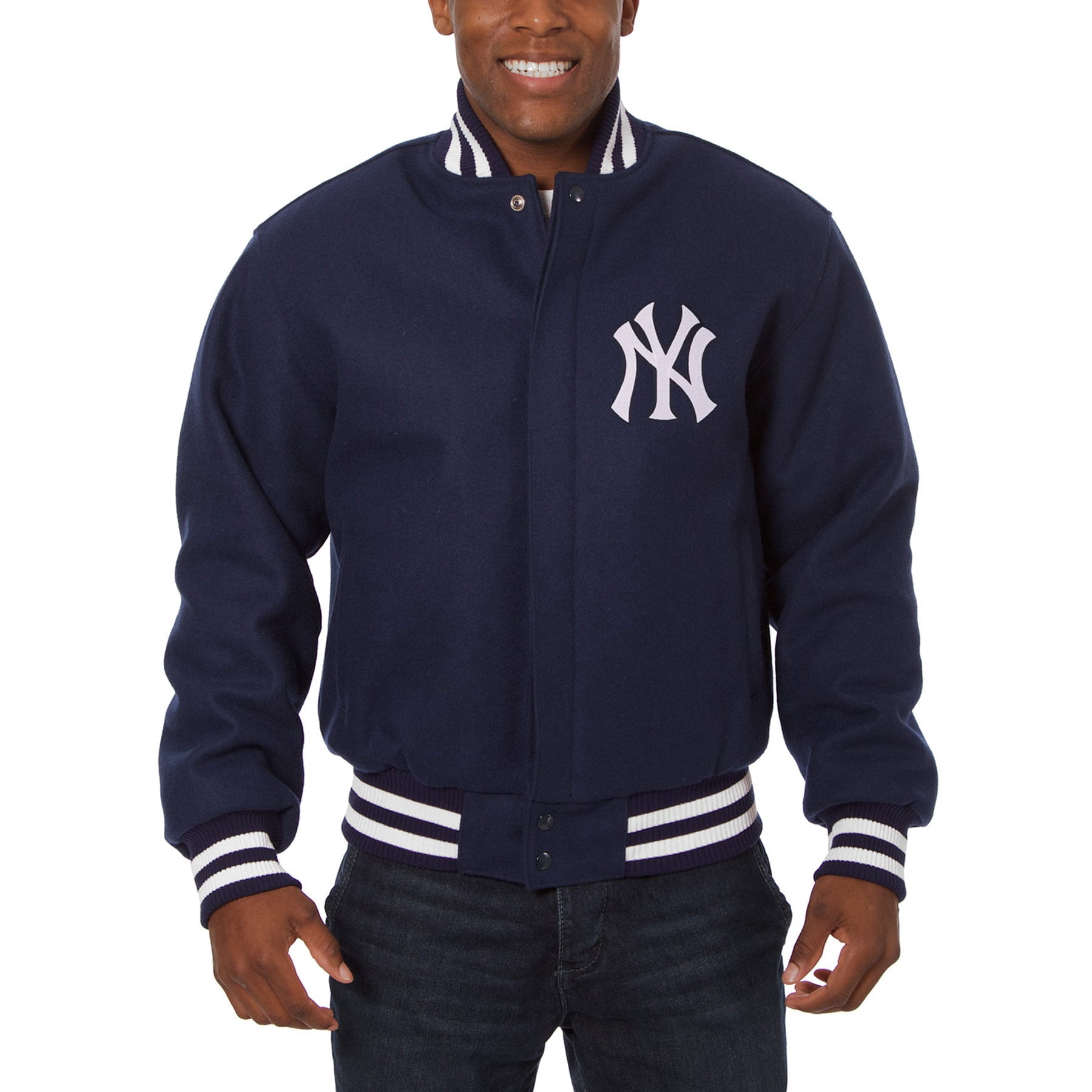 Mens JH Design Navy New York Yankees Wool Chile | Ubuy
