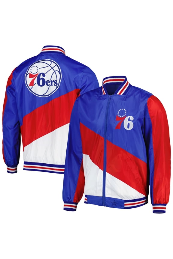 Men's JH Design Royal Philadelphia 76ers Full-Zip Jacket