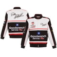 thumbnail image 1 of Men's JH Design White/Black Dale Earnhardt Goodwrench Twill Uniform Full-Snap Jacket, 1 of 5