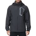 thumbnail image 1 of Men's Jacket Lightweight Waterproof Hooded Rain Jacket Outdoor Raincoat Shell Jacket for Hiking Travel, 1 of 10
