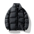 thumbnail image 1 of Men's Jacket Men's Color Blocked Long Sleeved Stand Up Collar Zipper Cardigan Thickened Warm Jacket,Jacket Men Jackets for Men Light Jackets for Men Winter Jackets for Men Coats for Men, 1 of 4