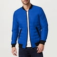 thumbnail image 1 of Men's Jacket Men's Solid Color Hooded Jacket Padded Jacket Fashion Padded Jacket Men's Warm Padded Jacket,Jacket Men Jackets for Men Light Jackets for Men Winter Jackets for Men Coats for Men, 1 of 8