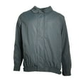 thumbnail image 1 of Men's Jacket Microfiber Golf Sport Water Resistant Zip Up Windbreaker Coat, Grey, S, 1 of 4