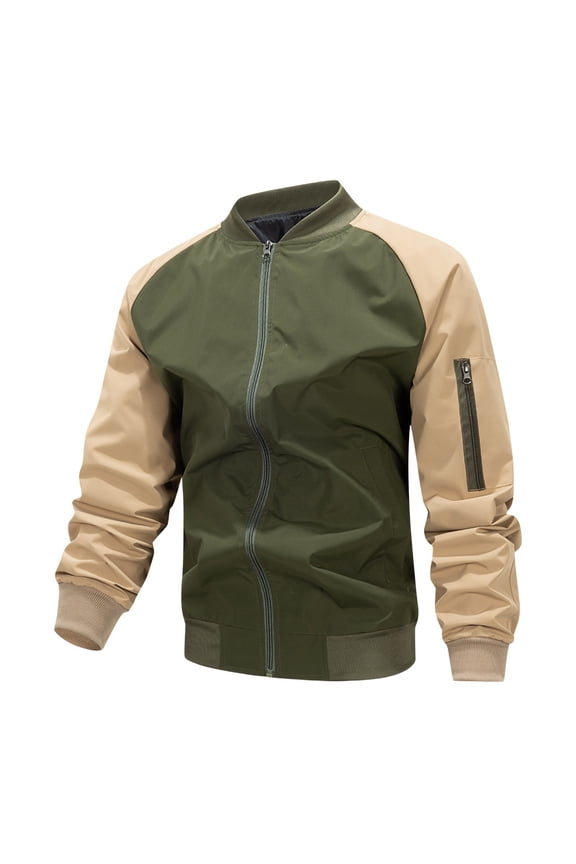 Men's Jacket Top Sports And Casual Windproof Outdoor Men's Arm Zipper Jacket Long Sleeved Hooded Casual Jacket/jacket